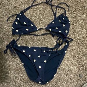navy y2k bikini OBO!!!
